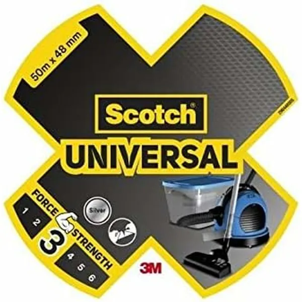 Американская лента Scotch Серый 50 m x 48 mm (6 штук)