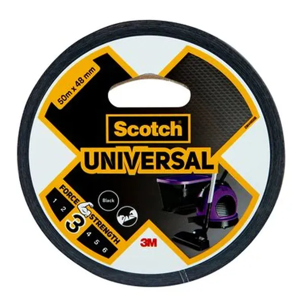 Американская лента Scotch Чёрный 50 m x 48 mm (6 штук)