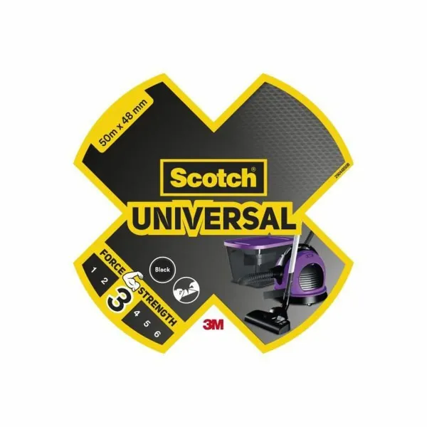 Американская лента Scotch Чёрный 50 m x 48 mm (6 штук)