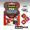 Двусторонний скотч Scotch 19 mm x 1,5 m Чёрный Красный Серый