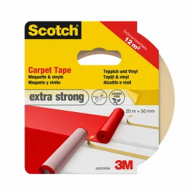 Dvipusė juosta Scotch 20 m x 50 mm Kilimas