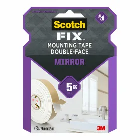Dvipusė juosta Scotch 5 kg 19 mm x 5 m Skaidrus Veidrodžiai