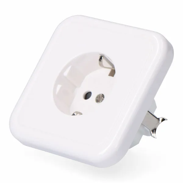 Plug socket F-line White Schuko
