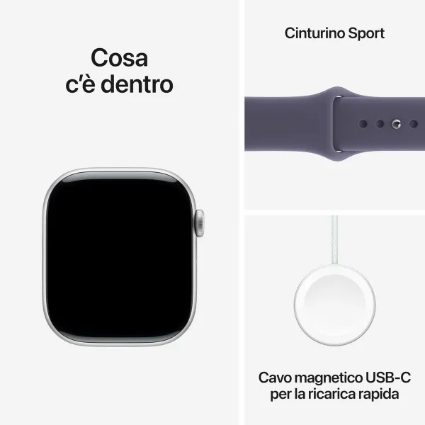 Viedpulkstenis Apple MEVA4QL/A Sudrabains 46 mm