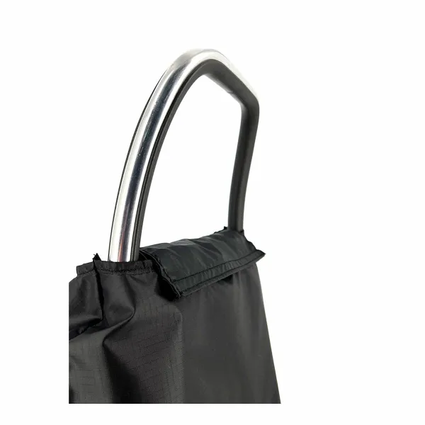 Lietus aizsargs iepirkumu ratiņiem Rolser M Ripstop Reflectant Melns 77 x 62 cm