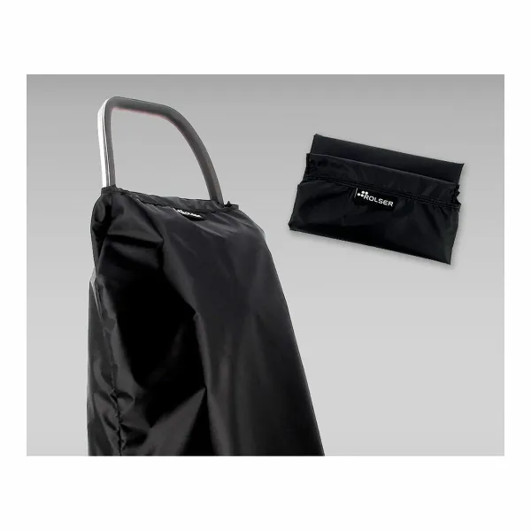 Sadesuoja ostoskärrylle Rolser M Ripstop Reflectant Musta 77 x 62 cm