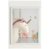 Painting Crochetts Multicolour MDF Wood Unicorn 33 x 43 x 2 cm