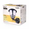 Sieninis apšvietimas EDM 32573 Juoda PVC F 1200 Lm 15 W (4000 K)