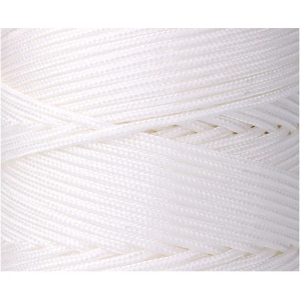 Apavu šņore, aukla EDM 87917 Balts polipropilēns 3 mm x 200 m Pīšana