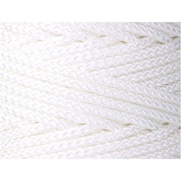 Apavu šņore, aukla EDM 87918 Balts Poliesters 5 mm x 200 m Pīšana