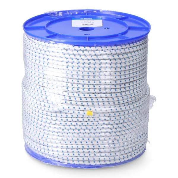 Köysi EDM 87923 Sininen Valkoinen Polyesteri Lateksi 6 mm x 200 m Joustava