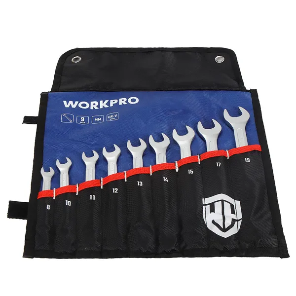 Combination spanner set Workpro 9 Pieces