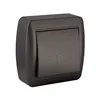 Bell push button Solera Mural 7,4 x 7,2 x 2,8 cm 250 V 10 A Graphite