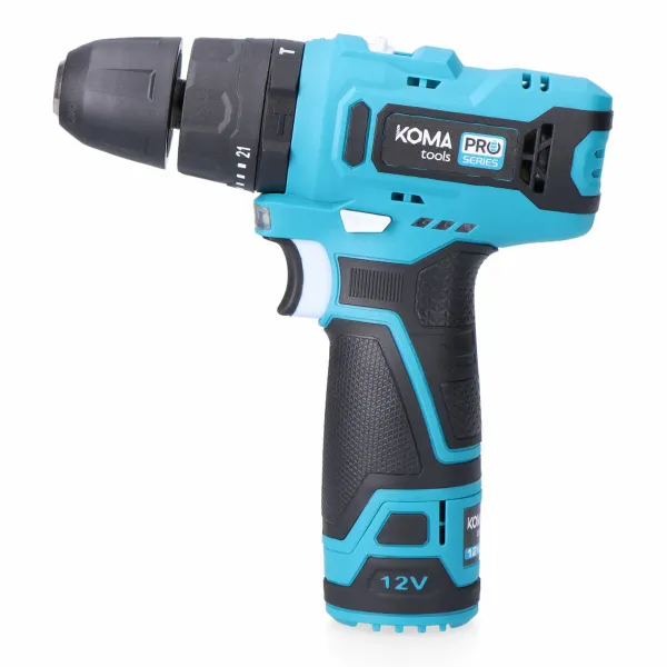 Набор дрелей и аксессуары Koma Tools 12 V