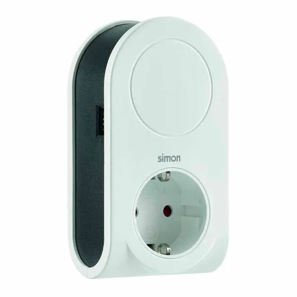 Kištuko lizdas Simon Balta 250 V 16A IP20