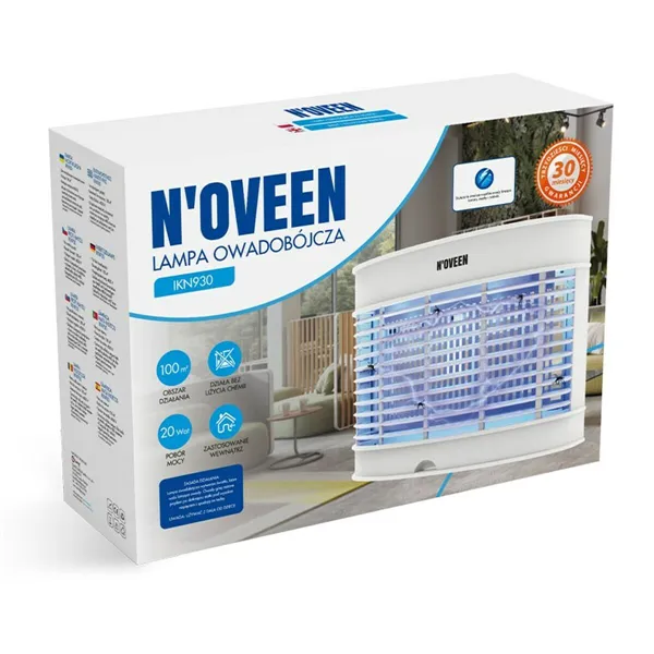 Anti-Mosquito Lamp N'oveen IKN931 White 40 W