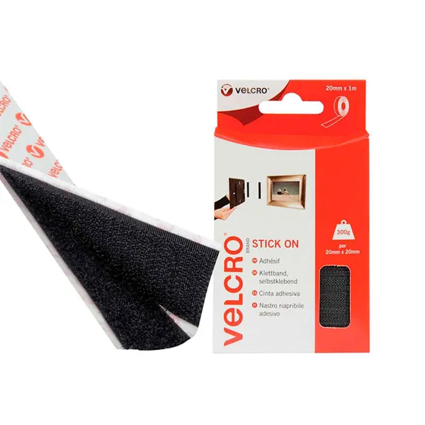 Magnētiska Lente Velcro Melns