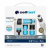 Hose with accessories kit Cellfast Yacht Mini Ats PVC 15 m Ø 9 mm