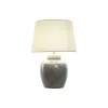 Desk lamp Home ESPRIT White Beige Ceramic 50 W 220 V 43,5 x 43,5 x 61 cm