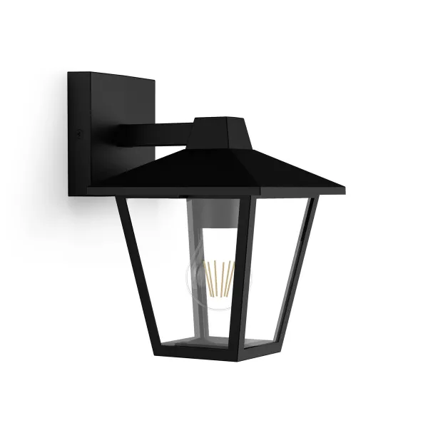 Sienas gaisma Philips kinno Melns 25 W Alumīnijs E27