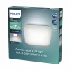 LED griestu gaisma Philips mauve 12 W 26 x 26 x 6,5 cm Balts Metāls (4000 K)