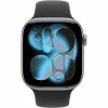 Viedpulkstenis Apple Melns Pelēks 46 mm