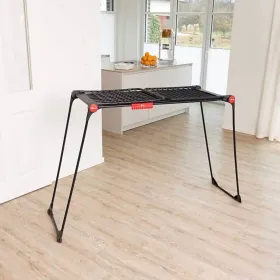 Сушилка Vileda infinity flex ultimate Матово-черный Сталь 304 x 56 x 128 cm 30 m Выдвижной