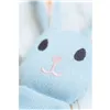 Baby Comforter Crochetts Bebe Baby Comforter Blue Rabbit 39 x 1 x 32 cm