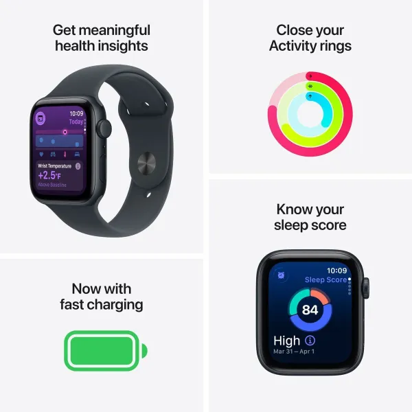 Smartwatch Apple Watch SE 3 White 1,78" Ø 44 mm