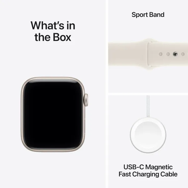 Nutikell Apple Watch SE 3 Valge 1,78" Ø 44 mm