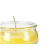 Candle Yellow Glass Wax 7,7 x 4 x 7,7 cm (24 Units)