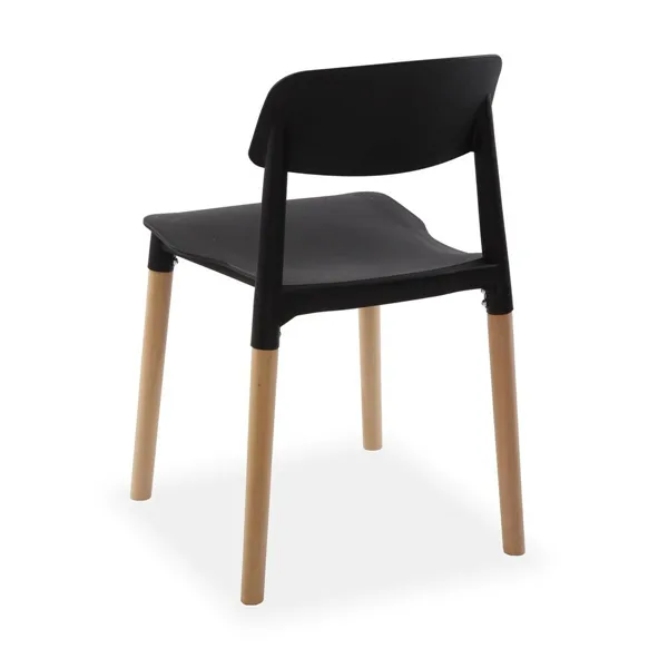 Chair Versa Black 45 x 76 x 42 cm (4 Units)