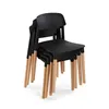 Chair Versa Black 45 x 76 x 42 cm (4 Units)