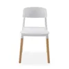 Chair Versa White 45 x 76 x 42 cm (4 Units)