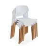 Chair Versa White 45 x 76 x 42 cm (4 Units)