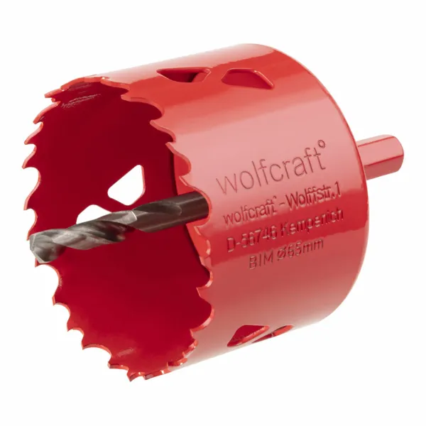 Hole saw Wolfcraft 65 mm