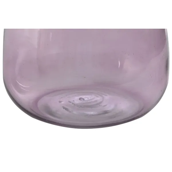 Vase Home ESPRIT Pink Lilac Crystal 16 x 16 x 19 cm (2 Units)