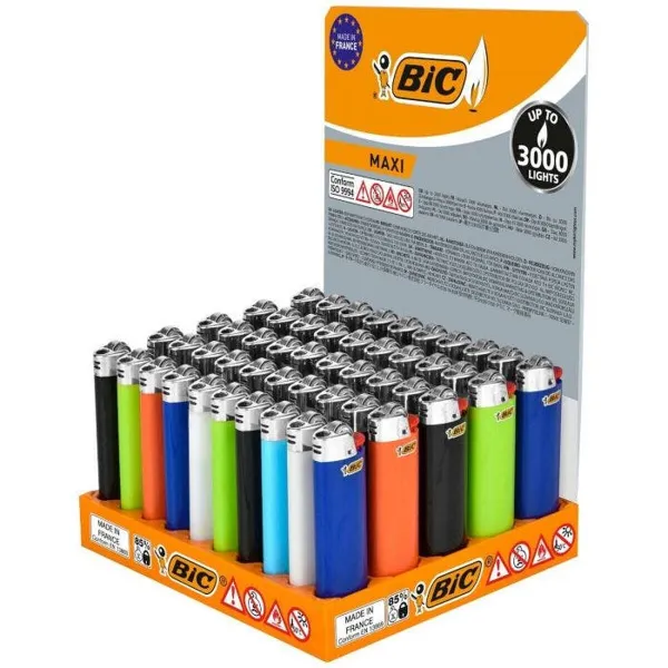 3ажигалка Bic Разноцветный 50 Предметы 50 штук