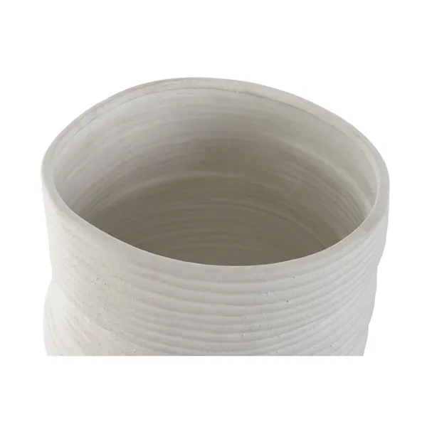 Vase Home ESPRIT White Ceramic 27 x 27 x 37 cm