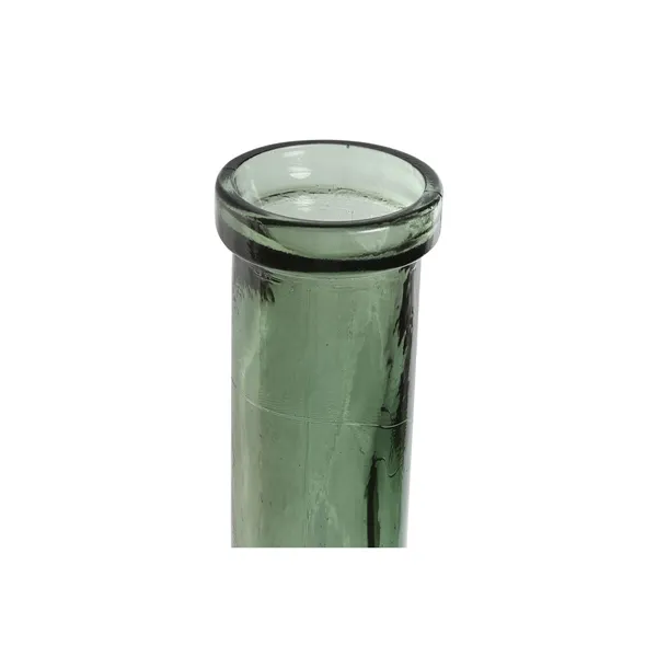 Vase Home ESPRIT Green Recycled glass 26,5 x 26,5 x 75 cm