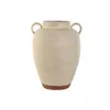 Vase Home ESPRIT White Metal Traditional 27 x 27 x 37 cm