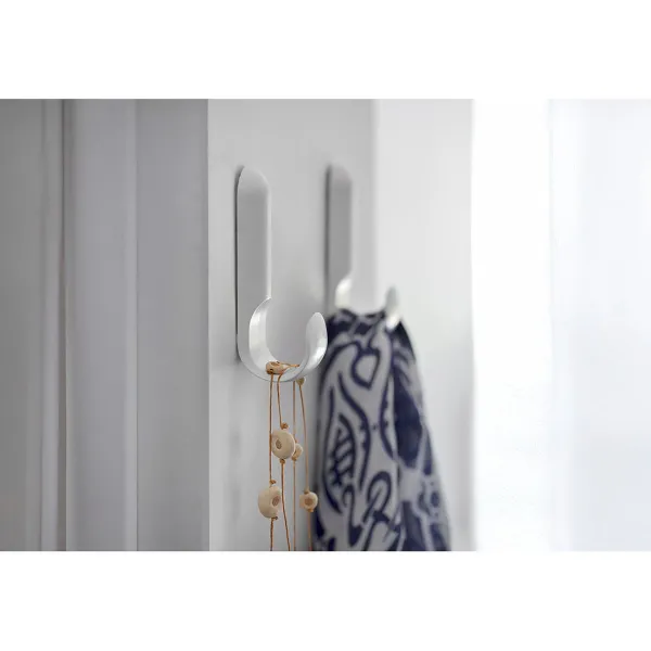 Hook for hanging up Inofix atlas White 2,5 kg Adhesive
