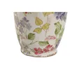 Vase Home ESPRIT White Multicolour Lilac Stoneware 13 x 13 x 35 cm