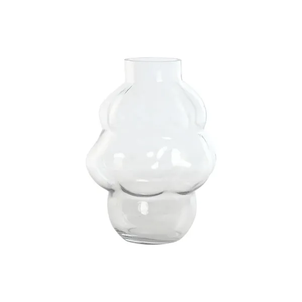 Vase Home ESPRIT Transparent Crystal 24 x 22 x 32 cm