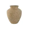 Vase Home ESPRIT Beige Metal 33 x 33 x 37 cm