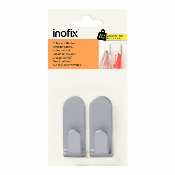 Āķis piekāršanai Inofix taga Sudrabains 1,5 Kg Pielīmējams (2 gb.)