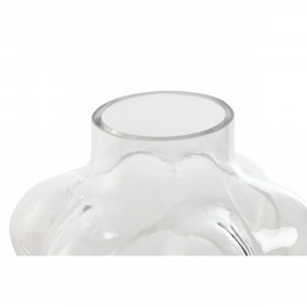 Vase Home ESPRIT Transparent Crystal 19 x 19 x 24 cm