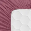 Fitted bottom sheet HappyFriday BASIC Magenta 180 x 200 x 32 cm