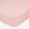 Fitted bottom sheet HappyFriday BASIC Light Pink 200 x 200 x 32 cm