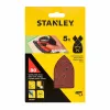 Наждачная бумага для шлифовальной машины Stanley (5 штук)